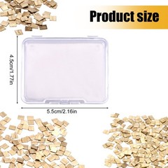 0.5 Gram (0.32DWT) Gilded Alloy Solder for Jewelry Making, 1.5×1.5mm Tiny…