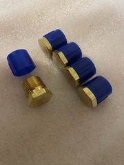 5 NEW PARKER HEX HEAD PLUGS 1/2 HP-B PLUG BRASS – 1/2” MNPT