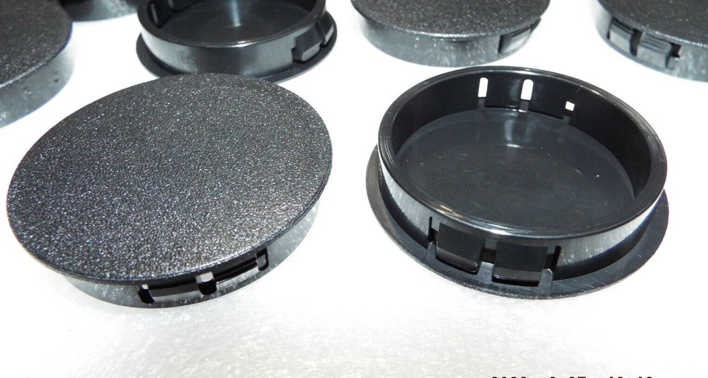 x6 ESSENTRA 1-1/2″ HOLE CAP 62MP1500 BLACK NYLON DOME PLUG COVER HEYCO STYLE