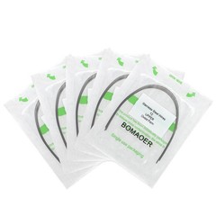 200Packs Dental Orthodontic Staineless Steel Round Arch Wire Ovoid Form 012Upper