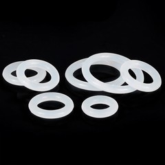 White Silicone Rubber O Rings 3.5mm Cross Section 5mm-78mm ID Food Grade O Ring