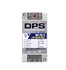 Single to 3 Phase Converter, Use 1HP(0.75kW) 3A Motor 200V-240V Only, MY-PS-2