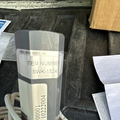 Kobold SWK-1324 Float Flow Meter Monitor 1 in Port 13-24 l/min H2O