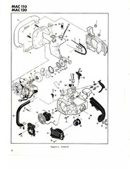 1983 Mac Chainsaw Illustrated Parts List Manual Fits McCulloch 110 120 MC#67