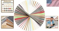 Durable Cotton Book End Bands – 24 Colorful Cuttable Bookbinding Supplies