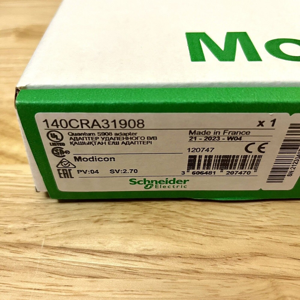 new 140CRA31908 Schneider M580 Quantum S908 RIO Drop Adapter FedEx/DHL