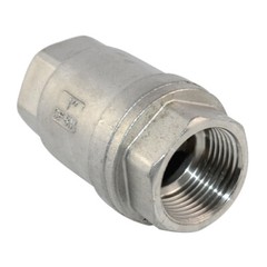 1/2 – 2 inch 1.5″ 1″ Vertical Check Valve NPT female Threaded Stainless Steel