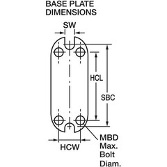 Mason Industries 5C136 Floor Mount Vibration Isolator, Spring