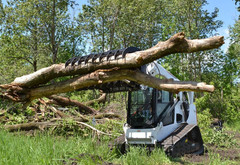 Presale Ship Within 10 days-72” Root Rake Grapple Attachment Skid Steer