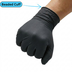 Black Disposable Nitrile Medical Exam Gloves 3 Mil X-Large, 1000 Gloves