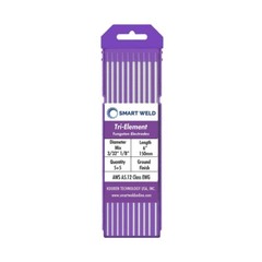 Purple TIG Welding Tungsten Electrode Assorted 10 pack 3/32″ 1/8″ Tri Length 6″