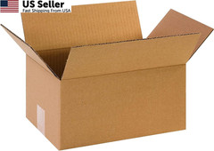 BOX USA Small Shipping Boxes 12″L x 8″W x 6″H 12x8x6″ (25-Pack), Kraft Brown