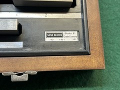 Starrett RS81B Global Series Gage Block Set Steel .05″-4″ (81 PCS) Complete Set