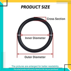Metric EPDM Rubber O Ring Seals 3mm Cross Section 4mm – 122mm ID
