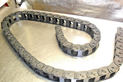 QTY 6 FT. – KabelSchlepp Cabel Track Black -0450.20 – R94x45 New