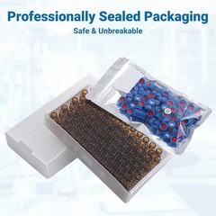 2ml Autosampler Amber Vials 1000 Packs HPLC Vial 9-425 Vial with Blue Screw Caps