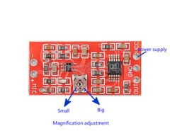 1-10x MAX4466 Electret Microphone Preamplifier Module SSM2167 Voice Compression
