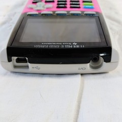 TI-84 Plus C Silver Edition Graphing Calculator PINK with Charging Cable TESTED