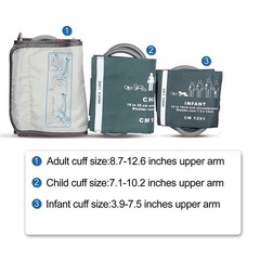2025 Digital Automatic Blood Pressure Monitor Upper Arm BP Machine Heart Rate