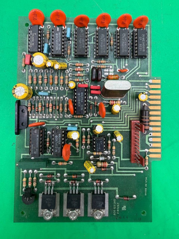 Vintage Electronic Circuit Board PCB 8310258B Made in USA RE