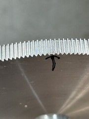 1 UNKNOWN ALUMINUM SPUR GEAR 64 PITCH 256 TEETH 1/2” BORE .200” FACE 20 DEG. PA