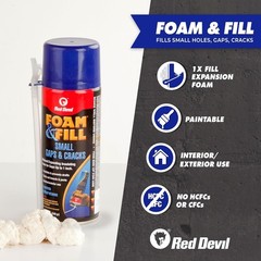 Spray Foam & Fill Small Gaps & Cracks Expanding Insulation, Polyurethane Seal…