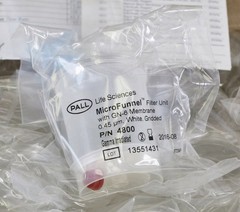 Pall MicroFunnel 100mL Filter Funnel 0.45um GN-6 Membrane #4800
