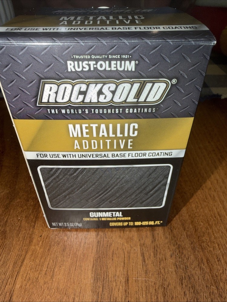Rust-Oleum RockSolid Metallic Additive. Gun Metal 🔥🔥 2.5 Ounce