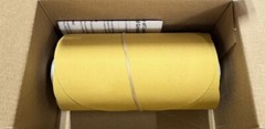 CGW 6″ PSA Sanding Discs 400 Grit Aluminum Oxide Disc Roll Gold 100 Pack