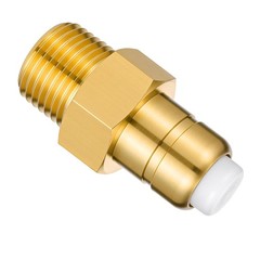 Brass Thermal Release Valve for Pressure Washer Pump, 1/4″ NPT 1-Pack, Black