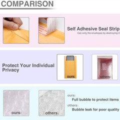 # 5×5 / 6×11 / 7×11 / 10×13 kraft bubble mailers pcs 10/25/50/ 100