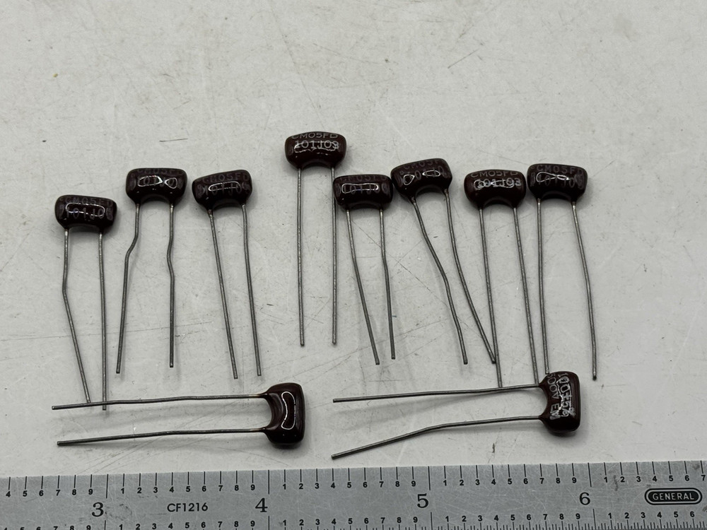100pF 500V Silver Mica Capacitors Cap CM05FD101J03 AE (10pieces)