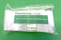 4mil Reloc Zippit Bags 2×3 Reclosable H.D.2″x3″ 100 Zip Seal Lock Thick Baggies