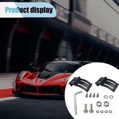 17-Piece Side and Base Mounting Bracket Kit with Rubber Pads for Straight or Cur