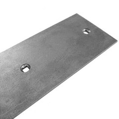 Titan Attachments 74in Hardened Carbon Steel Cutting Edge, Reverse Double Edgeg