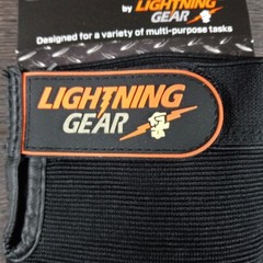 Lightning Gear Onyx Warrior Mechanic’s Gloves, Black, Large Style:0915Q