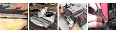 Hardened File Guide Knife Making Tool, Hardened Metal Hardness up to 55, for