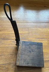 Vintage Wood Small Photo Paper Cutter 6″ x 7″ – Blade Needs Sharping