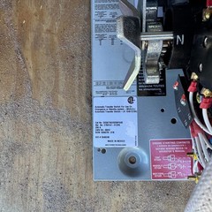 D-Frame ATS, ASCO Series 300, open transition, 2 pole, 200A, 240V, open type, Ca