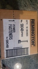 CASE 1000 COUNT – Remington 58048 1″ Low Velocity Power Fasteners