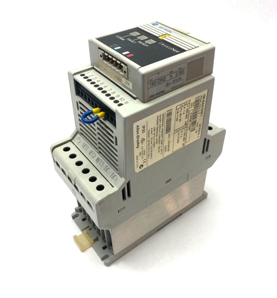 Allen Bradley 160-BA01NSF1 Ser. C DeviceNet Preset Speed Controller 0.5HP 0.37KW