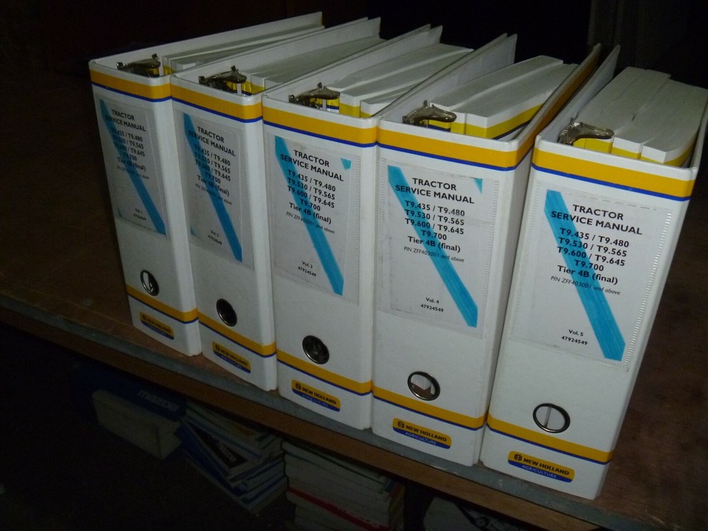 New Holland T9.600 T9.645 Tier 4B 4WD Tractor Service Repair Manual ZFF403001-