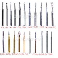 Dental Round Tungsten Carbide Tungsten Steel Burs F High Speed Handpiece AZDENT