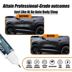 Mosaic Black Metallic Touch Up Paint for Chevrolet, Scratch Repair Pen