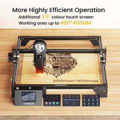 LONGER 5-Watt Laser Cutter Engraver CNC Machine 15.7 in. x 15.7 in. Working Area