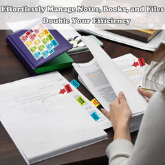 500 Sign Here Stickers & Tabs for Documents, Notary Supplies, Office Use