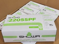 1000 Gloves! SHOWA Vinyl Disposable Medical Exam Gloves 5MIL Powder & Latex-Free
