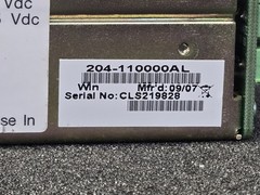 Watlow Anafaze CLS204 4-Loop Controller 204-110000AL with Panel Mount Hardware