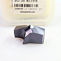 Kennametal KSEM2700HPGM KC7315 27mm / 1.063″ Carbide Drill Insert
