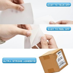 2 Rolls 4″ x 6″ Direct Thermal Shipping Labels 250 Labels/Roll for Zebra & Rollo